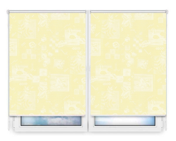 Рулонные шторы Мини Оливия-бежевый цена. Купить в «Мастерская Жалюзи»